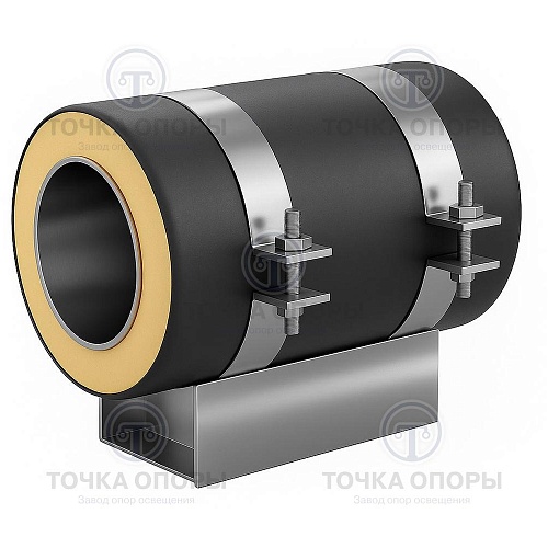 Скользящая опора СПОк 325/400.150 подкладная канальная для труб в ППУ