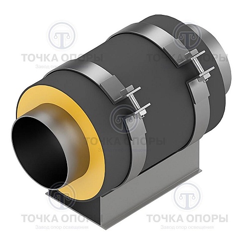 Скользящая опора СПО 57/125.150 подкладная для труб в ППУ
